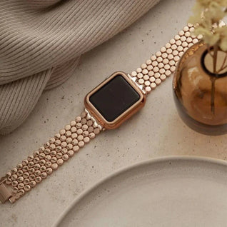 Bracelet en acier inoxydable Perlé