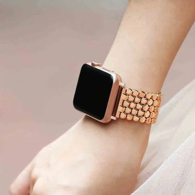 Bracelet en acier inoxydable Perlé